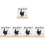 5Pcs Decorative Wood Table Sign Charming Desktop Decor for Home 6
