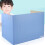 2Pcs Blue Desktop Baffle for Office Private Workstations PP 8