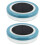 2Pcs Solar Floating Pool Light Waterproof LED Water Lamp 5