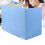 2Pcs Blue Desktop Baffle for Office Private Workstations PP 7