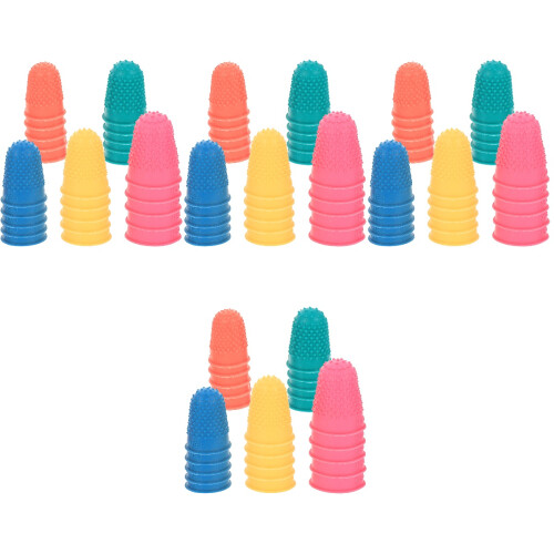 100Pcs Thickened Rubber Finger Cots Non-Slip Finger Guards 2