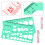 5Sets Green Silicone Measuring Card for Breast Flanges 5