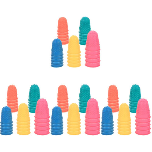100Pcs Thickened Rubber Finger Cots Non-Slip Finger Guards 1