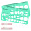 5Sets Green Silicone Measuring Card for Breast Flanges 3