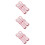 3Sets Infant Spoon and Fork Feeding Set Pink Durable PP with Box 7