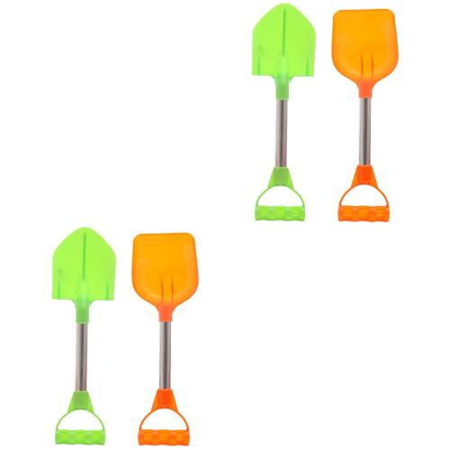4Pcs Assorted Sand Plastic Sand Toys for Beach Play 2