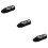 3Pcs Kids Dancing Shoes Black Canvas Sole Comfortable Flats 9
