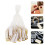 1000Pcs Golden White Jewelry Price Tags Paperboard Rectangular Hanging 9