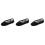 3Pcs Kids Dancing Shoes Black Canvas Sole Comfortable Flats 4