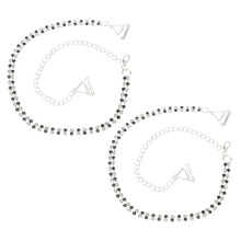 5Pairs Multi Color Adjustable Bra Straps Rhinestone Bra Belt for Women