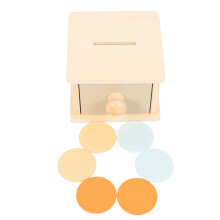 2Pcs Kids Wooden Box Toy Assorted Color Educational