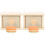 2Pcs Kids Wooden Box Toy Assorted Color Educational 2