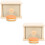 2Pcs Kids Wooden Box Toy Assorted Color Educational 6