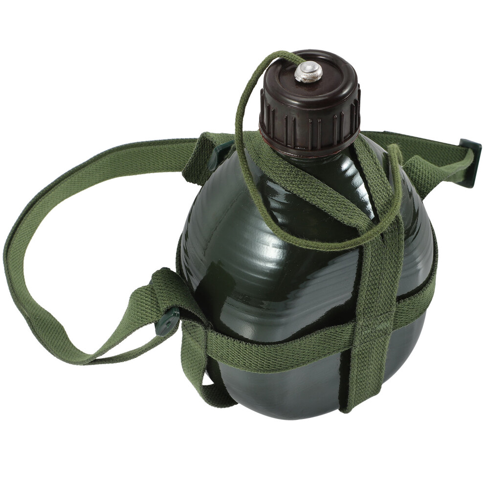 Photos - Food Container 4Pcs Green Outdoor Water Bottle Portable Camping Hiking Water Canteen