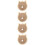 4Pcs Convenient Cat Scratcher Board Light Brown Durable Kitten Toy 7