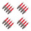 16Pcs Plug Three-Pole Ignition Nickel Assorted Color 9