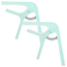 6Pcs Guitar Capo for Acoustic Classical and Ukulele Spring Clip Green