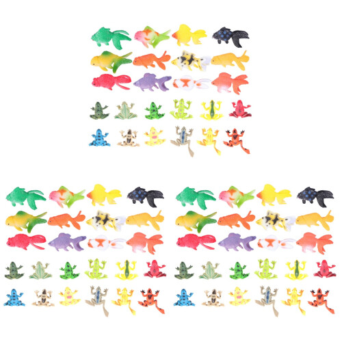 72Pcs Realistic Imitated Animal Models Assorted Color Educational Toys 2