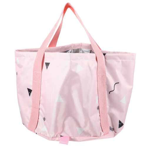 3Pcs Portable Foot Soak Basin Foldable Pink Foot Bath Bag with Handle 1
