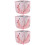 3Pcs Portable Foot Soak Basin Foldable Pink Foot Bath Bag with Handle 9
