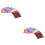 8Packs Mixed Color Aluminum Foil Candy Wrapper Safe Kitchen Foil 6