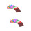 8Packs Mixed Color Aluminum Foil Candy Wrapper Safe Kitchen Foil 7