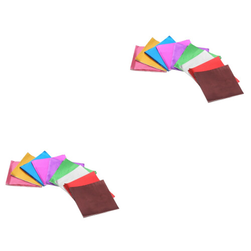 8Packs Mixed Color Aluminum Foil Candy Wrapper Safe Kitchen Foil 2