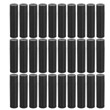 60Pcs Black Lip Pomade Tubes DIY Plastic Storage Tubes for Makeup