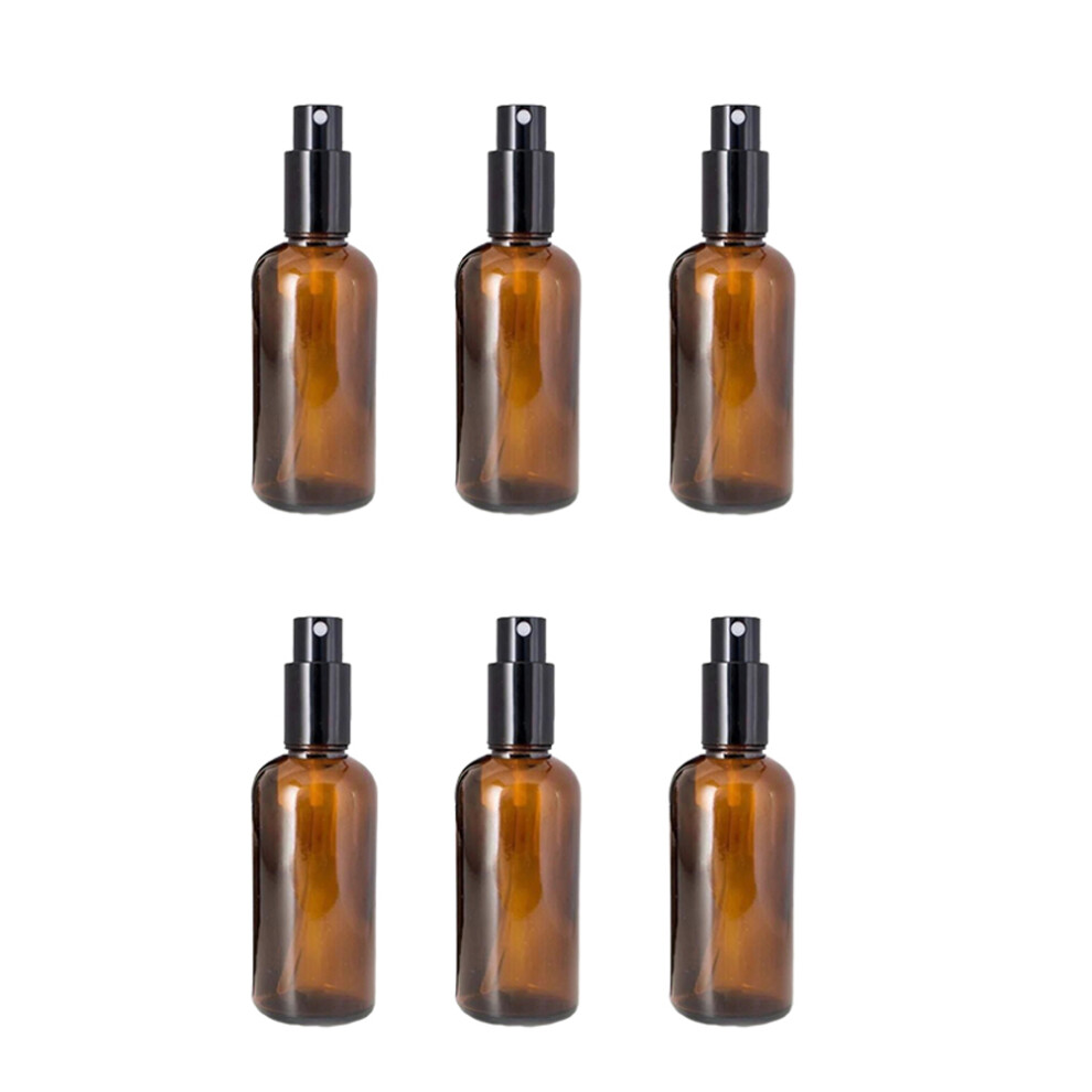 Ohphcall Brown 12Pcs Refillable Portable Makeup Storage Bottles For Outdoor