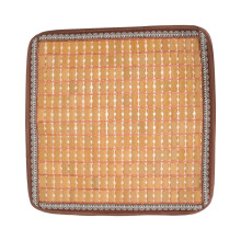 2Pcs Lightweight Cooling Swing Cushion Beige Bamboo Patio Seats Pad