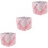 3Pcs Portable Foot Soak Basin Foldable Pink Foot Bath Bag with Handle 6