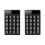 2Pcs Black USB Number Pad Wireless Numeric Keypad Ergonomic Typing Use 2