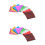 8Packs Mixed Color Aluminum Foil Candy Wrapper Safe Kitchen Foil 5
