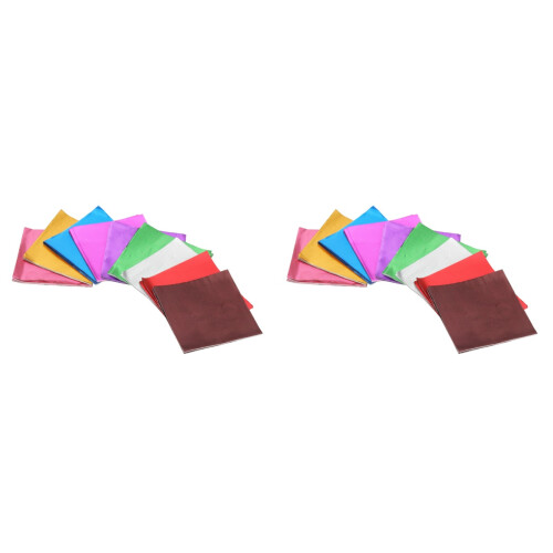 8Packs Mixed Color Aluminum Foil Candy Wrapper Safe Kitchen Foil 1