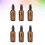 12Pcs Refillable Brown Portable Makeup Storage Bottles for Outdoor 10
