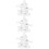 3Sets Ceramic Tableware Stand White Chopsticks Spoon Forks Holder 7