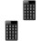 2Pcs Black USB Number Pad Wireless Numeric Keypad Ergonomic Typing Use 3