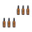 12Pcs Refillable Brown Portable Makeup Storage Bottles for Outdoor 8
