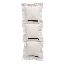 3Pcs Beige Fitness Sandbag Gym Wall-Mounted Workout Triplet Boxing Bag
