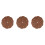 120Pcs Dark Brown 5 Inch Hook and Loop Sanding Discs Aluminium Oxide 4