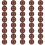 120Pcs Dark Brown 5 Inch Hook and Loop Sanding Discs Aluminium Oxide 10