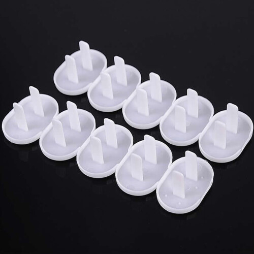 150Pcs White Socket Protectors Outlet Covers for Child Shock Safety 2