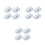 150Pcs White Socket Protectors Outlet Covers for Child Shock Safety 9
