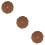 120Pcs Dark Brown 5 Inch Hook and Loop Sanding Discs Aluminium Oxide 9