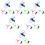 18Pcs LED Sky Disc Launcher Kids Fun Glowing Flying Discs for Parties 8