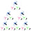 18Pcs LED Sky Disc Launcher Kids Fun Glowing Flying Discs for Parties 9