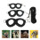2Sets Durable Black Sugar Glider Rope Lightweight Small Pet Traction 10