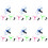 18Pcs LED Sky Disc Launcher Kids Fun Glowing Flying Discs for Parties 2