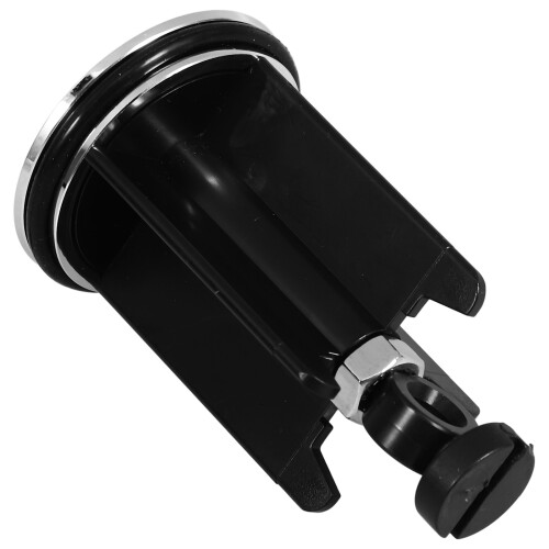 2Pcs Sink Drain Stoppers Universal Black ABS Rubber Bathroom Stopper