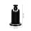 2Pcs Sink Drain Stoppers Universal Black ABS Rubber Bathroom Stopper 10